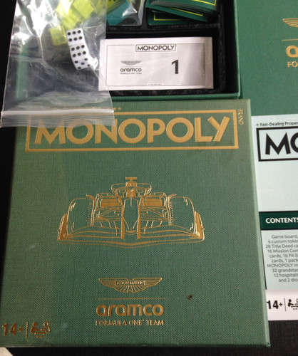 Monopoly board game aramco - board,